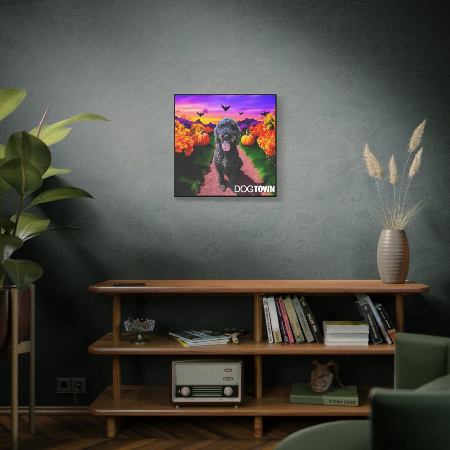 Einstein - Halloween Canvas
