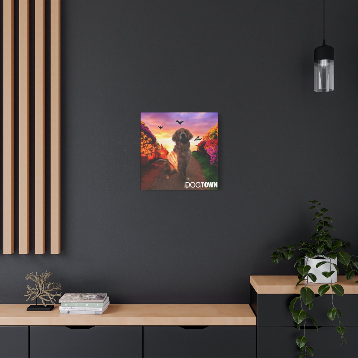 Louie - Halloween Canvas
