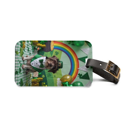 Duck - St. Patrick's Day Dog Luggage Tag