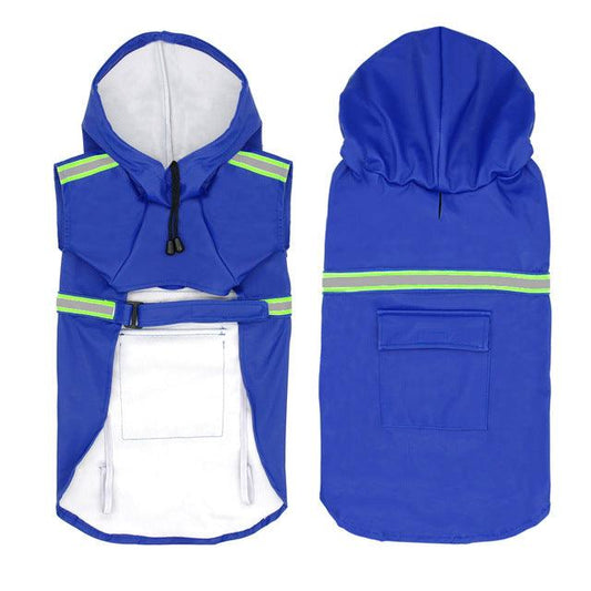 Reflective Waterproof Dog Raincoat