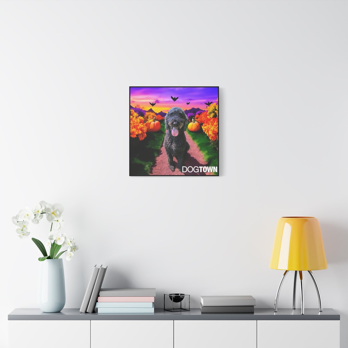 Einstein - Halloween Canvas