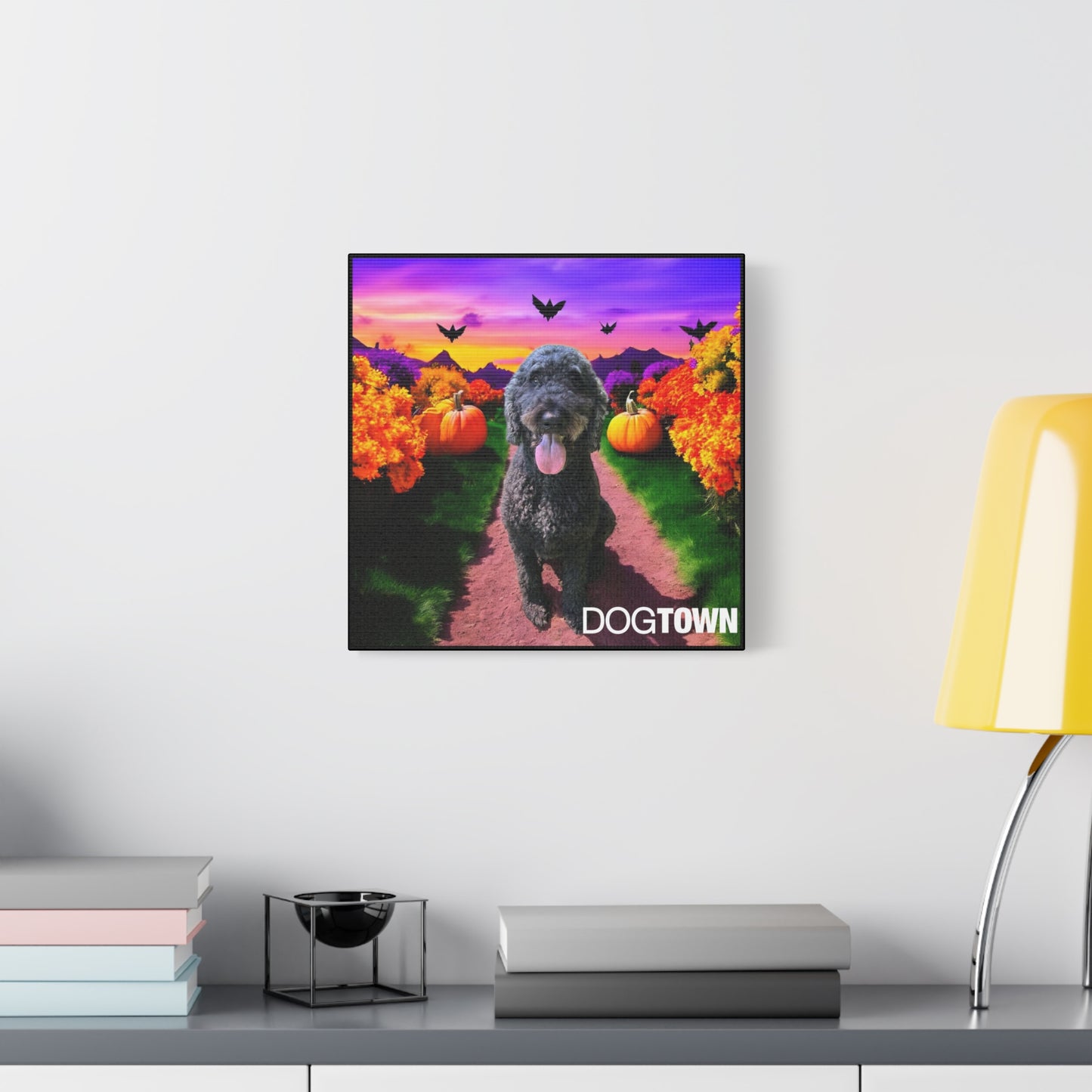 Einstein - Halloween Canvas