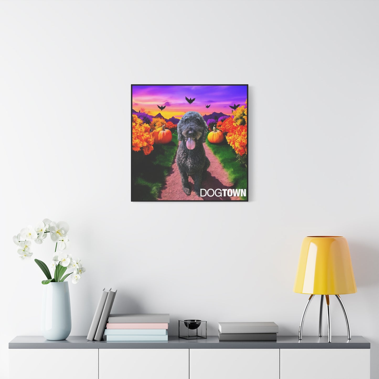 Einstein - Halloween Canvas