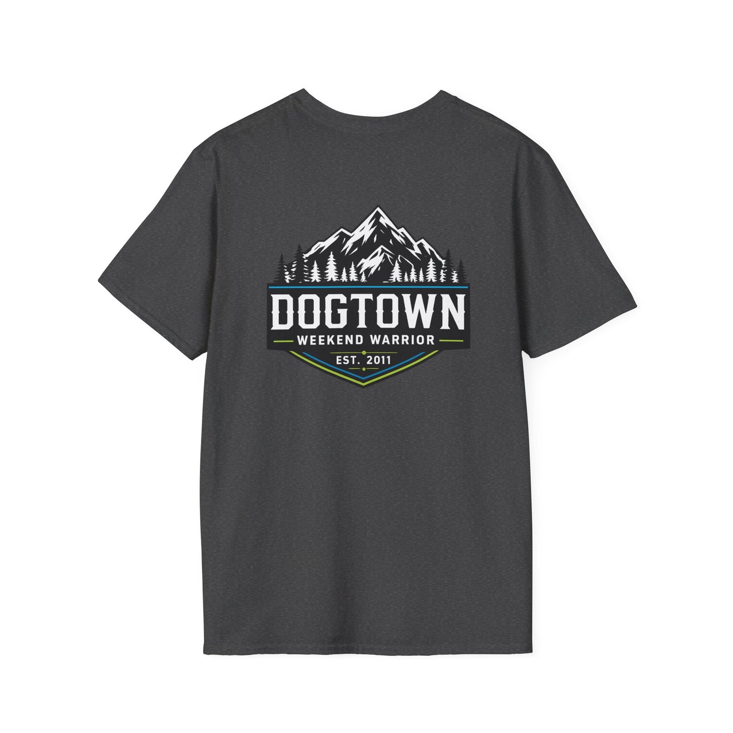 Weekend Warrior Dog T-Shirt — Australian Shepherd Badge Graphic