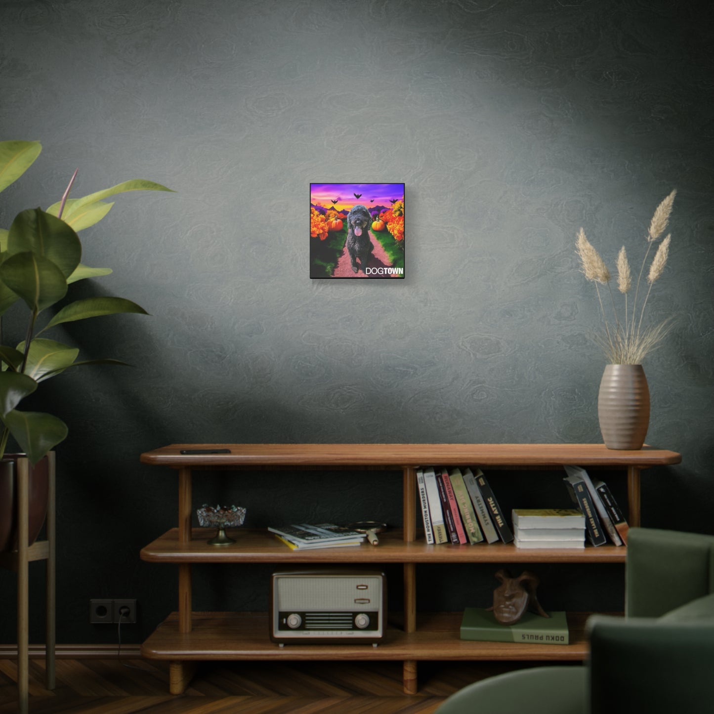 Einstein - Halloween Canvas