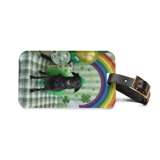 Fenway - St. Patrick's Day Dog Luggage Tag