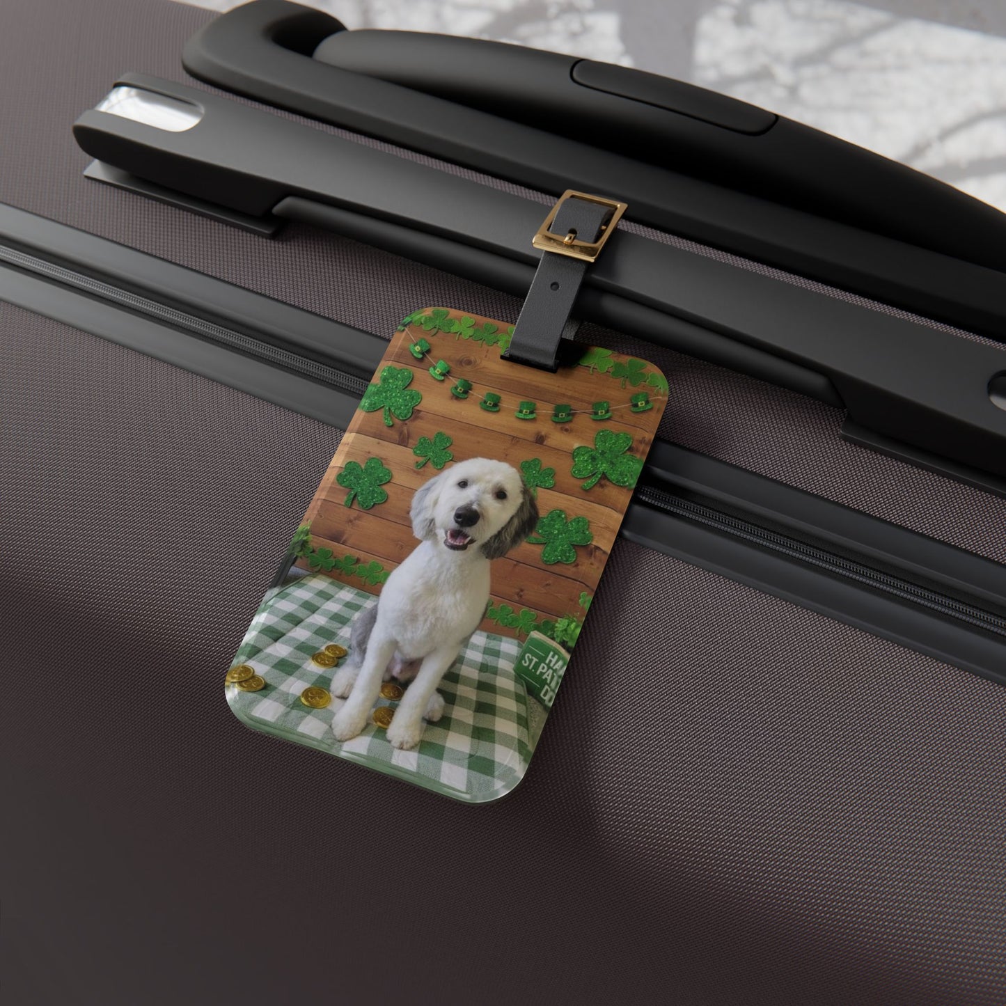 Copy of Cici - St. Patrick's Day Dog Luggage Tag