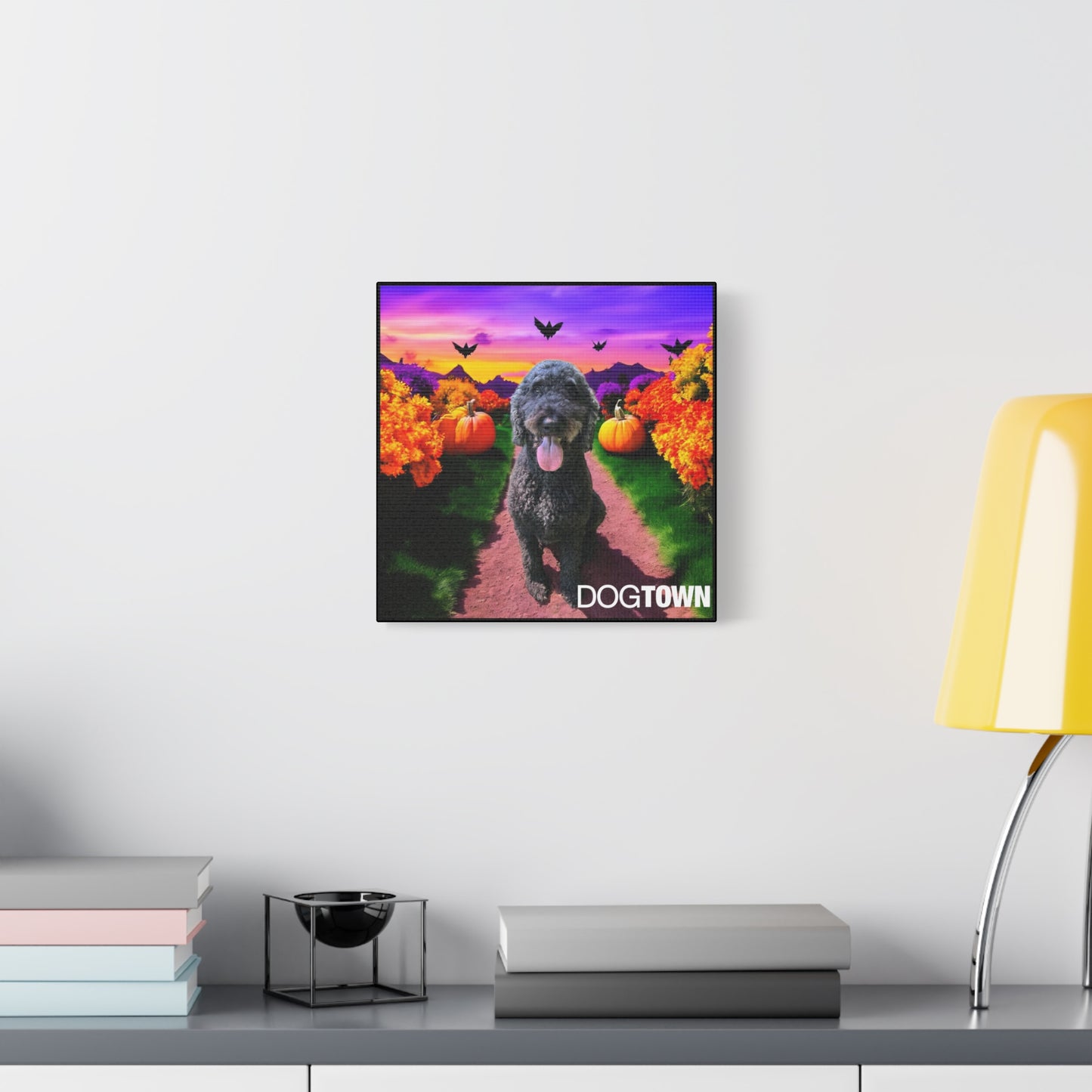 Einstein - Halloween Canvas