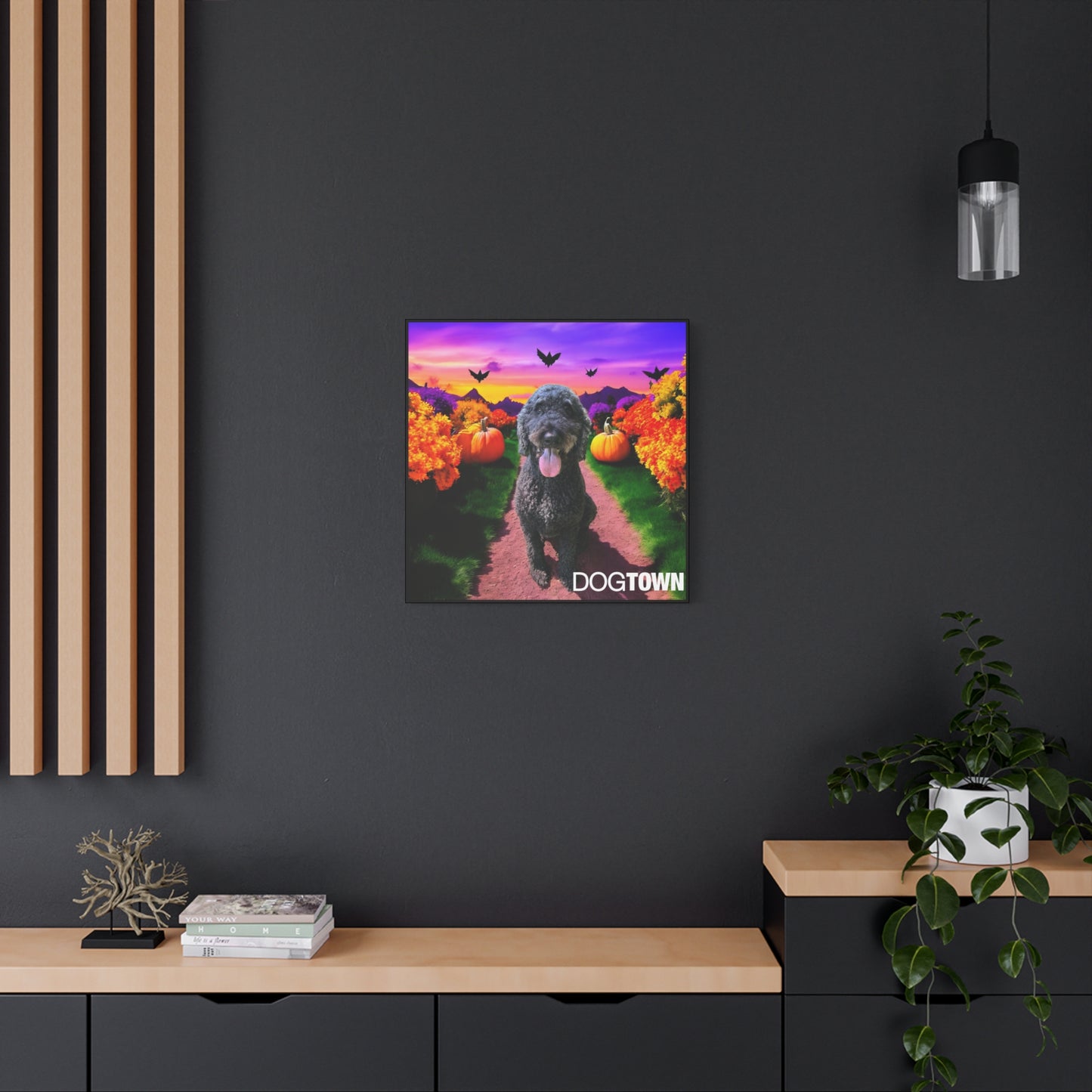 Einstein - Halloween Canvas