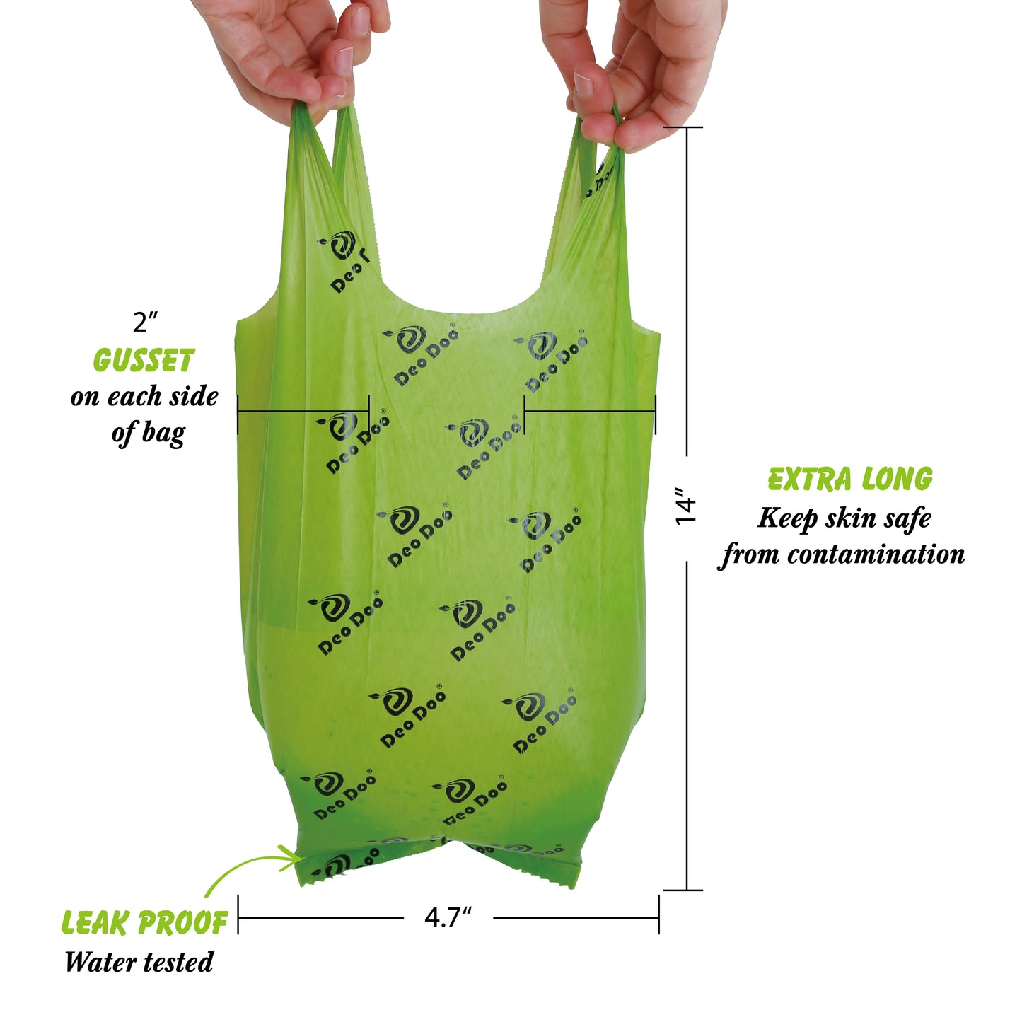 Deodoo Biodegradable Dog Poop Bags Bulk Biobase Scented Poo Bag