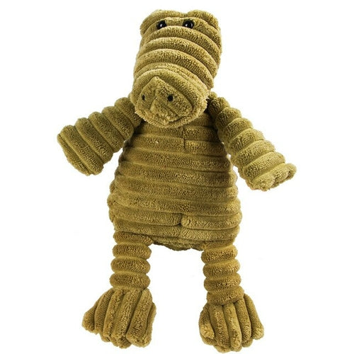 Pet Dog Molar Toy Vent Training Corduroy Monkey Pig Voice Plush Toy