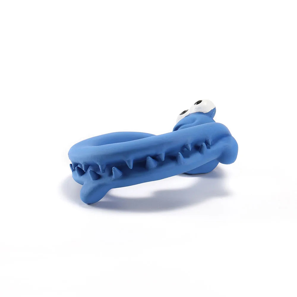 Dog Chew Toy & Slow Feeder - Dental Care Teething Toy, Food Dispensing