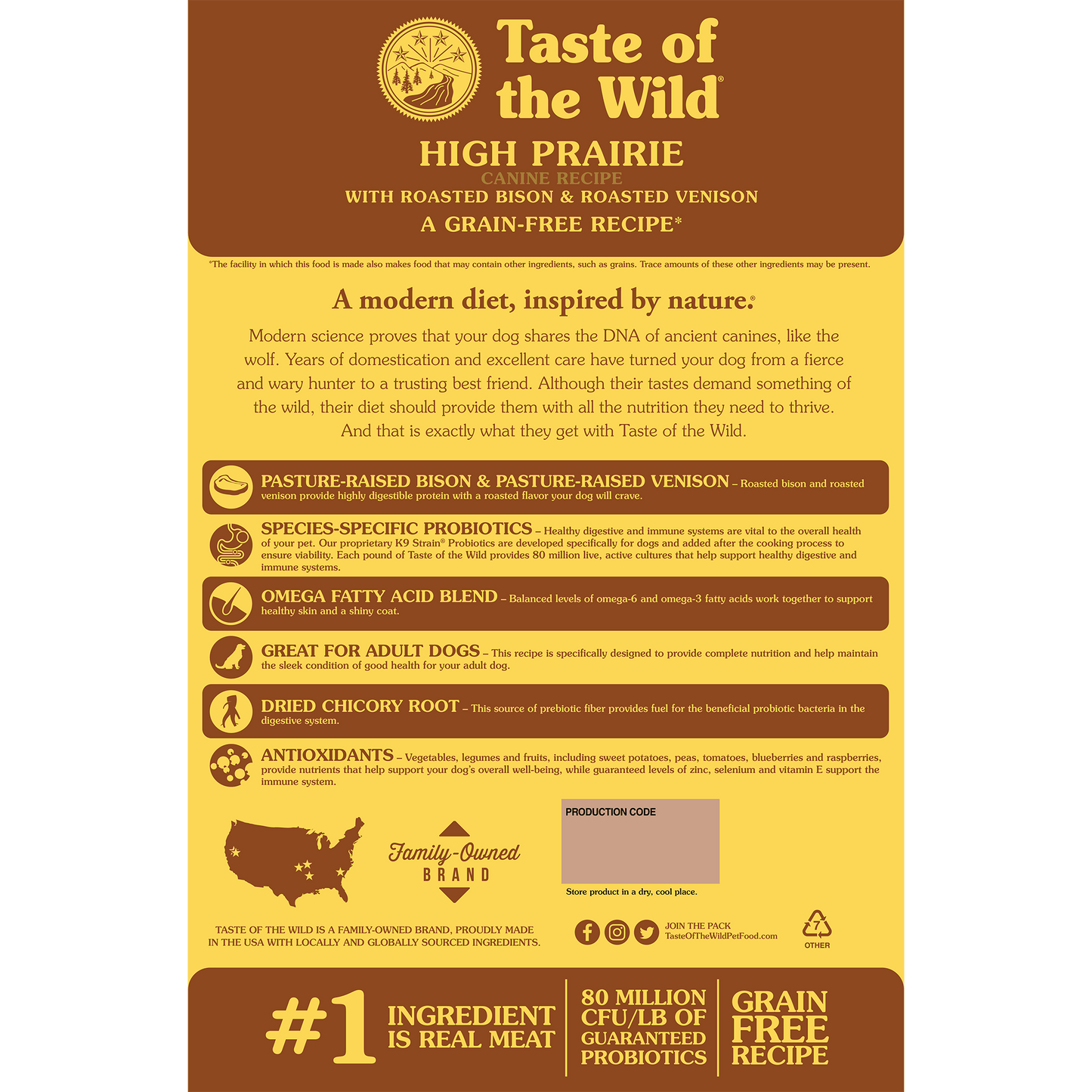 Taste of the Wild High Prairie Roasted Bison & Venison Dry Dog Food