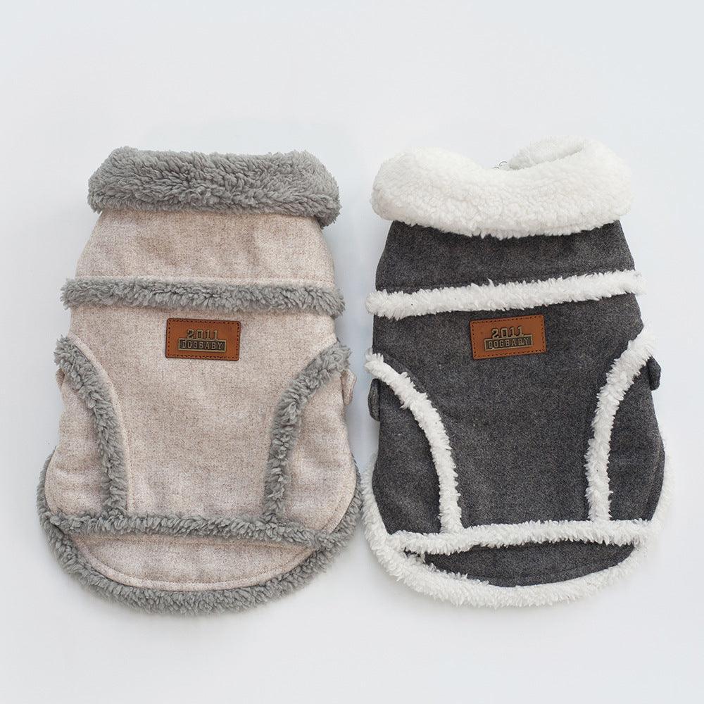 Cozy Chic Winter Dog Jacket - Stylish And Warm Pet Coat For French Bulldogs