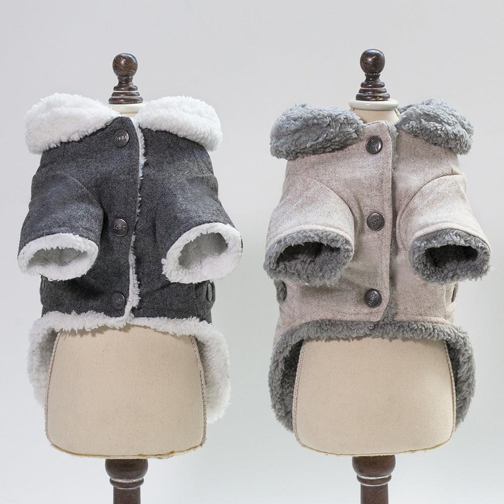 Cozy Chic Winter Dog Jacket - Stylish And Warm Pet Coat For French Bulldogs