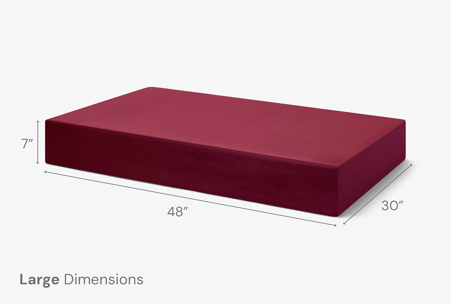 Large 7" Memory Foam Orthopedic Dog Bed