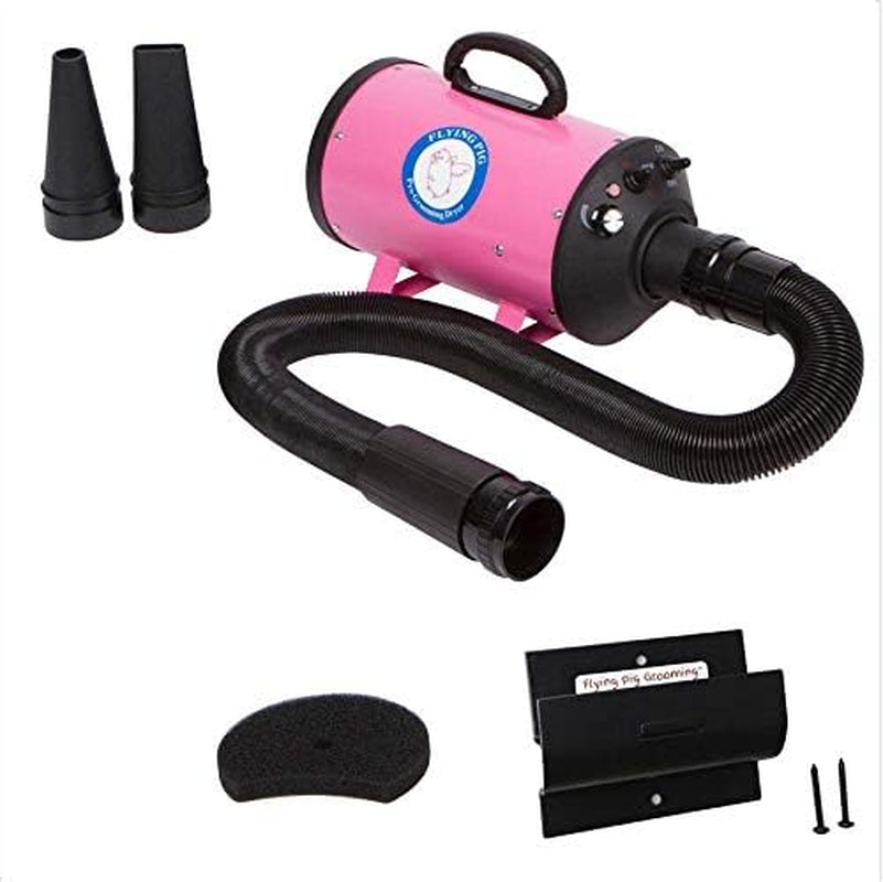 Flying One Wall Mount Grooming Dryer Kit (Pink)