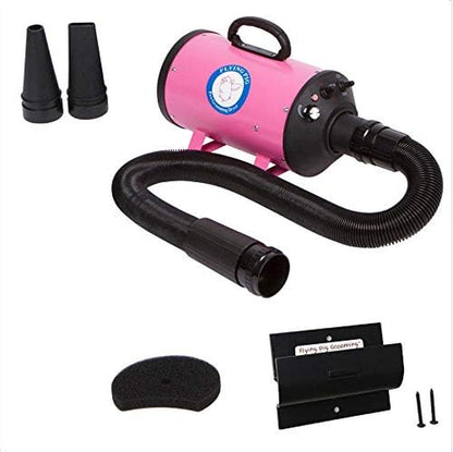 Flying One Wall Mount Grooming Dryer Kit (Pink)