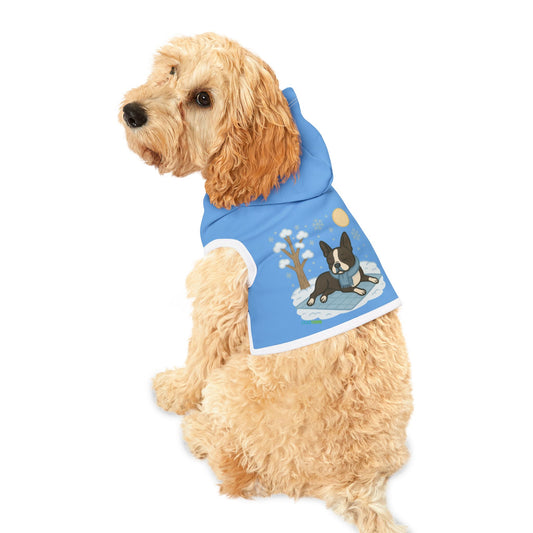 Dogtown Hoodie Winter (Boston Terrier)