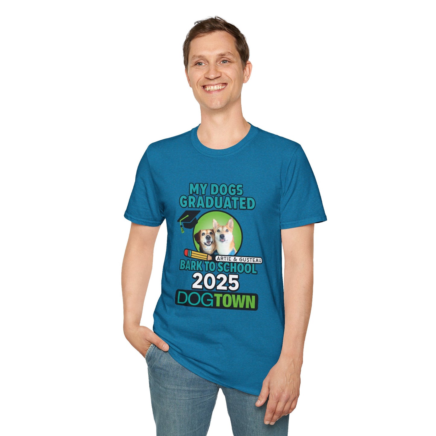 Bark to School 2025 - Unisex T-Shirt (Artie and Gusteau)