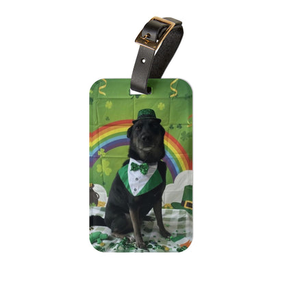Salem - St. Patrick's Day Dog Luggage Tag