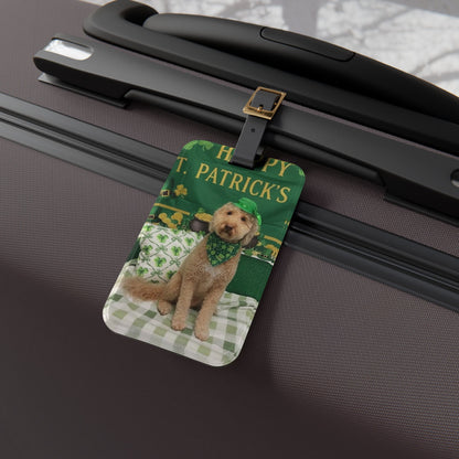 Charlie - St. Patrick's Day Dog Luggage Tag