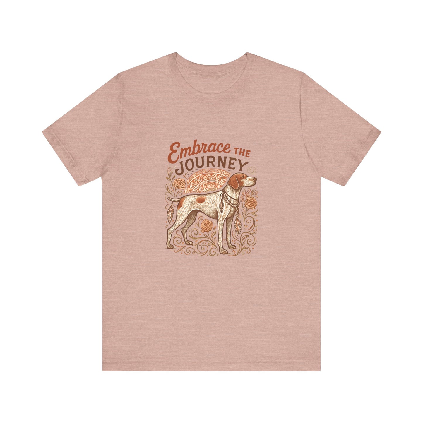 Dogtown Boho Revival "Embrace the Journey" Unisex Jersey Tee (German Shorthaired Pointer)