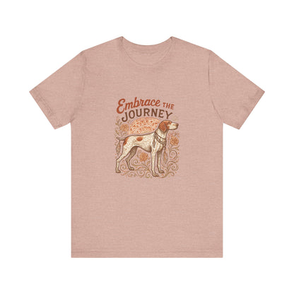 Dogtown Boho Revival "Embrace the Journey" Unisex Jersey Tee (German Shorthaired Pointer)