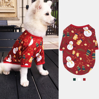 Festive Holiday Delight Dog Clothes Set