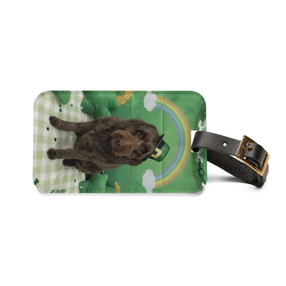 Benji - St. Patrick's Day Dog Luggage Tag