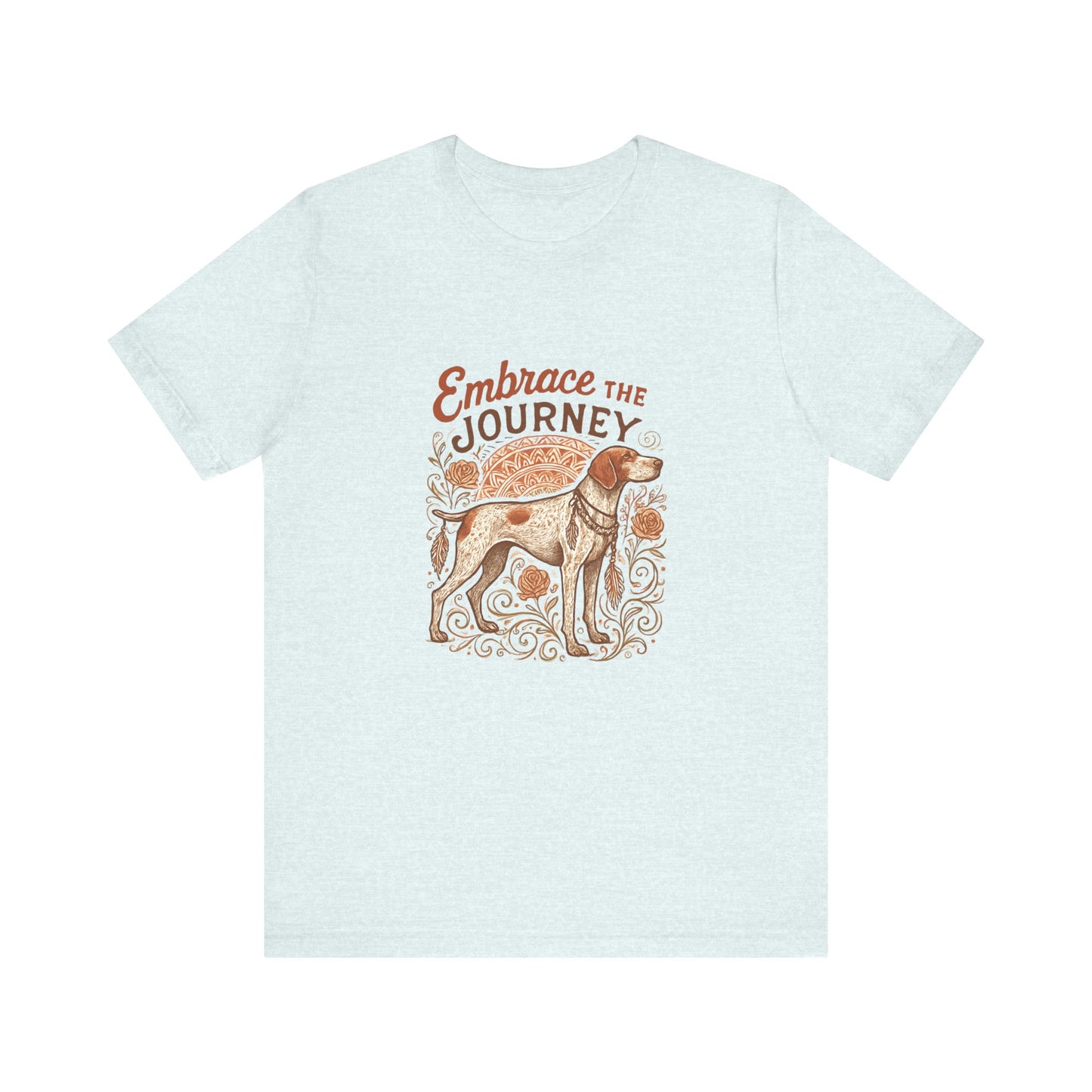 Dogtown Boho Revival "Embrace the Journey" Unisex Jersey Tee (German Shorthaired Pointer)