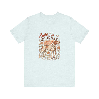 Dogtown Boho Revival "Embrace the Journey" Unisex Jersey Tee (German Shorthaired Pointer)