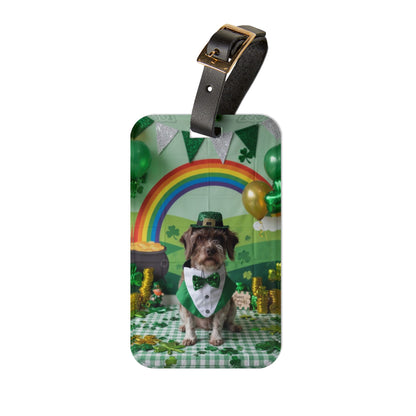 Duck - St. Patrick's Day Dog Luggage Tag