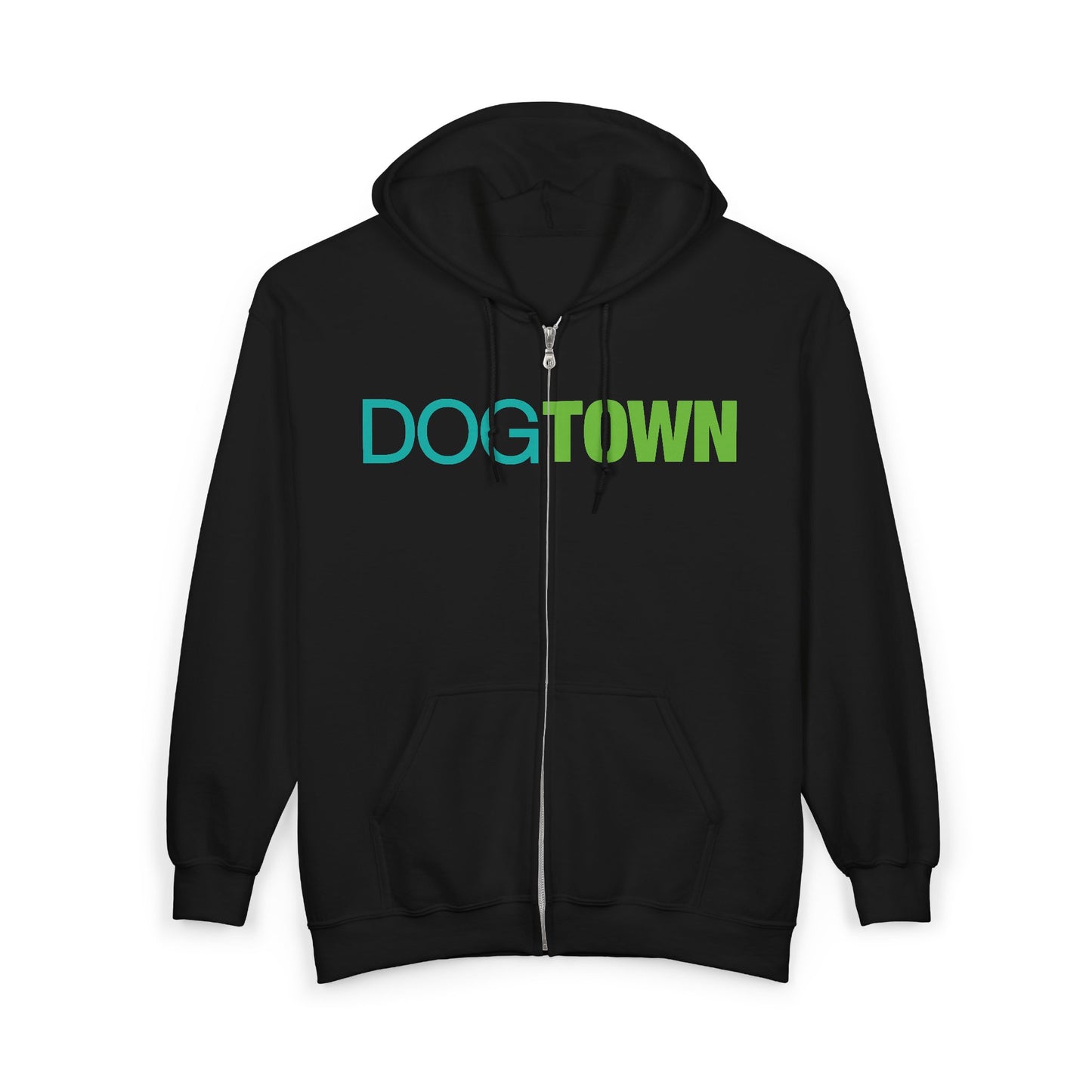 Dogtown - Classic Plus Size Unisex Zip Up Hoodie