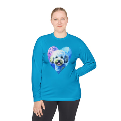 Dogtown Fur Stylist Groomer Long Sleeve Shirt (Doodle with Heart)