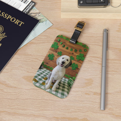 Copy of Cici - St. Patrick's Day Dog Luggage Tag