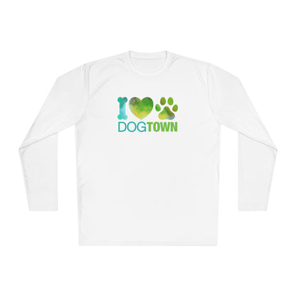 Dogtown "I Heart Paw" Long Sleeve Polyester Lightweight Tee