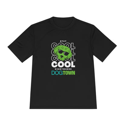 Dogtown "Stay Cool" Green Short Sleeve Polyester Lightweight Tee