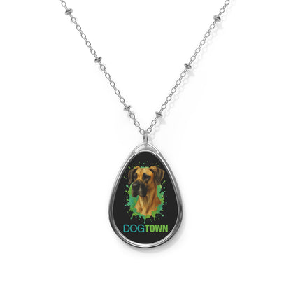 Dogtown Oval Necklace - Great Dane