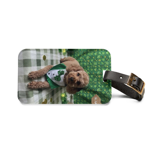 Ginger Snap - St. Patrick's Day Dog Luggage Tag