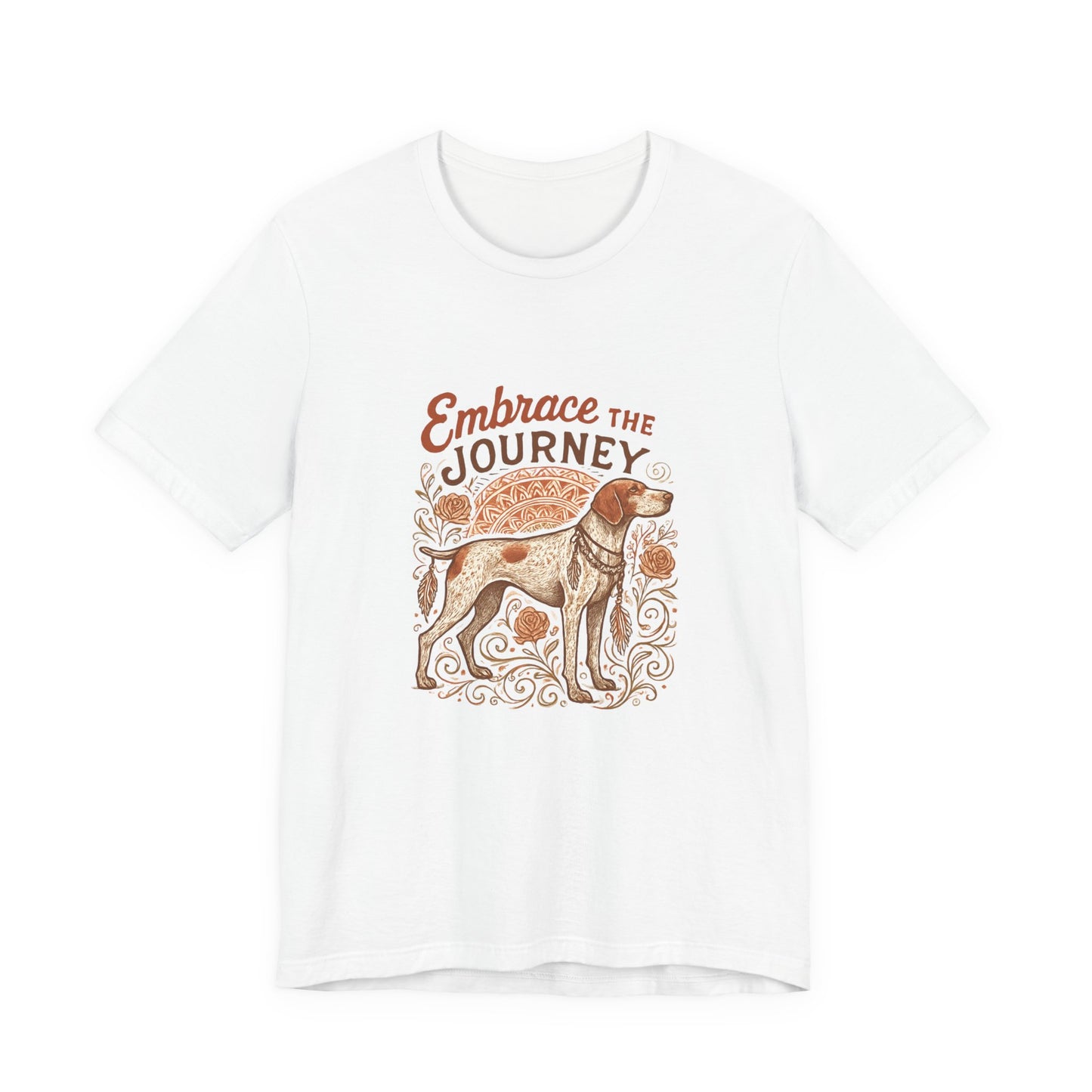 Dogtown Boho Revival "Embrace the Journey" Unisex Jersey Tee (German Shorthaired Pointer)