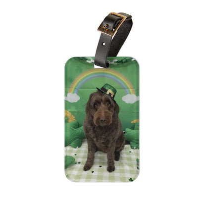 Benji - St. Patrick's Day Dog Luggage Tag