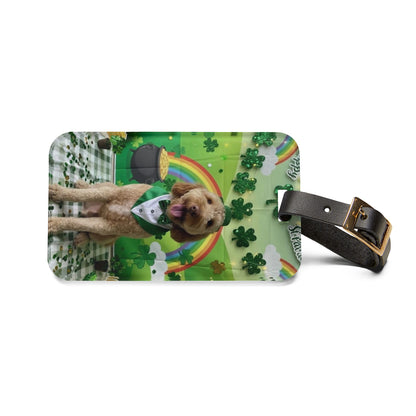 Rhodes - St. Patrick's Day Dog Luggage Tag