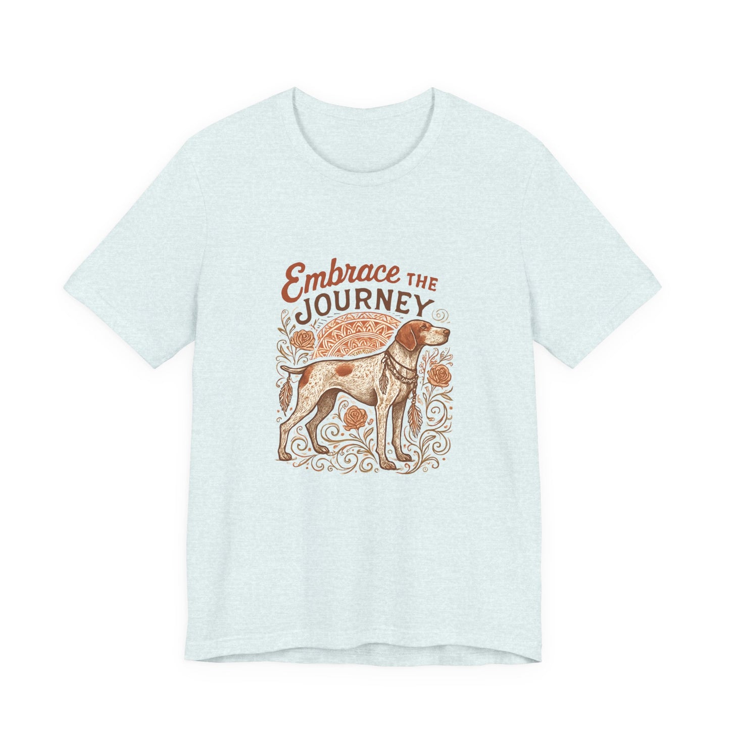 Dogtown Boho Revival "Embrace the Journey" Unisex Jersey Tee (German Shorthaired Pointer)