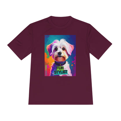 Dogtown Fur Stylist Groomer Shirt (Colorful with Havanese)