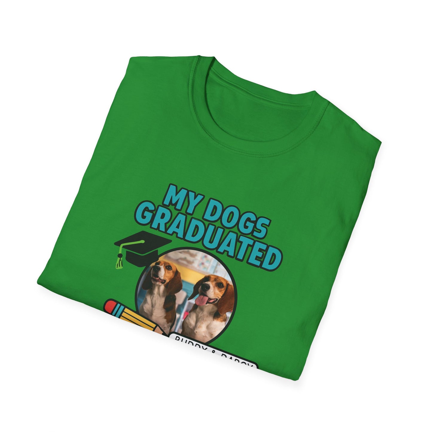 Bark to School 2025 - Unisex T-Shirt (Buddy & Darcy)