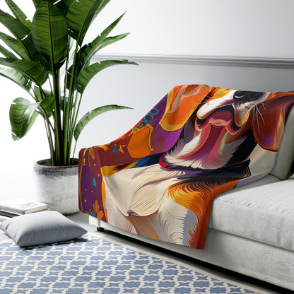 Dogotwn Sherpa Fleece Blanket (Beagle)