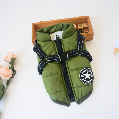 Winter Wonderland Pet Hooded Coat - Stylish And Warm Dog Jacket For Small Breeds