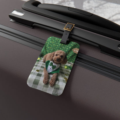 Ginger Snap - St. Patrick's Day Dog Luggage Tag