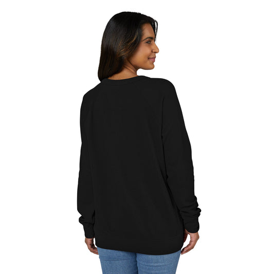 Dogtown "I Heart Paw" Unisex Raglan Cozy Crewneck Sweatshirt